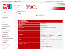 Tablet Screenshot of bip.mirow.pl